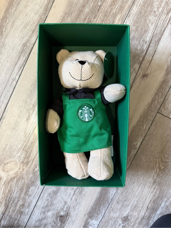 Starbucks Other - Starbucks Bear Plush with Green Apron 2016